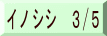 イノシシ 3/5